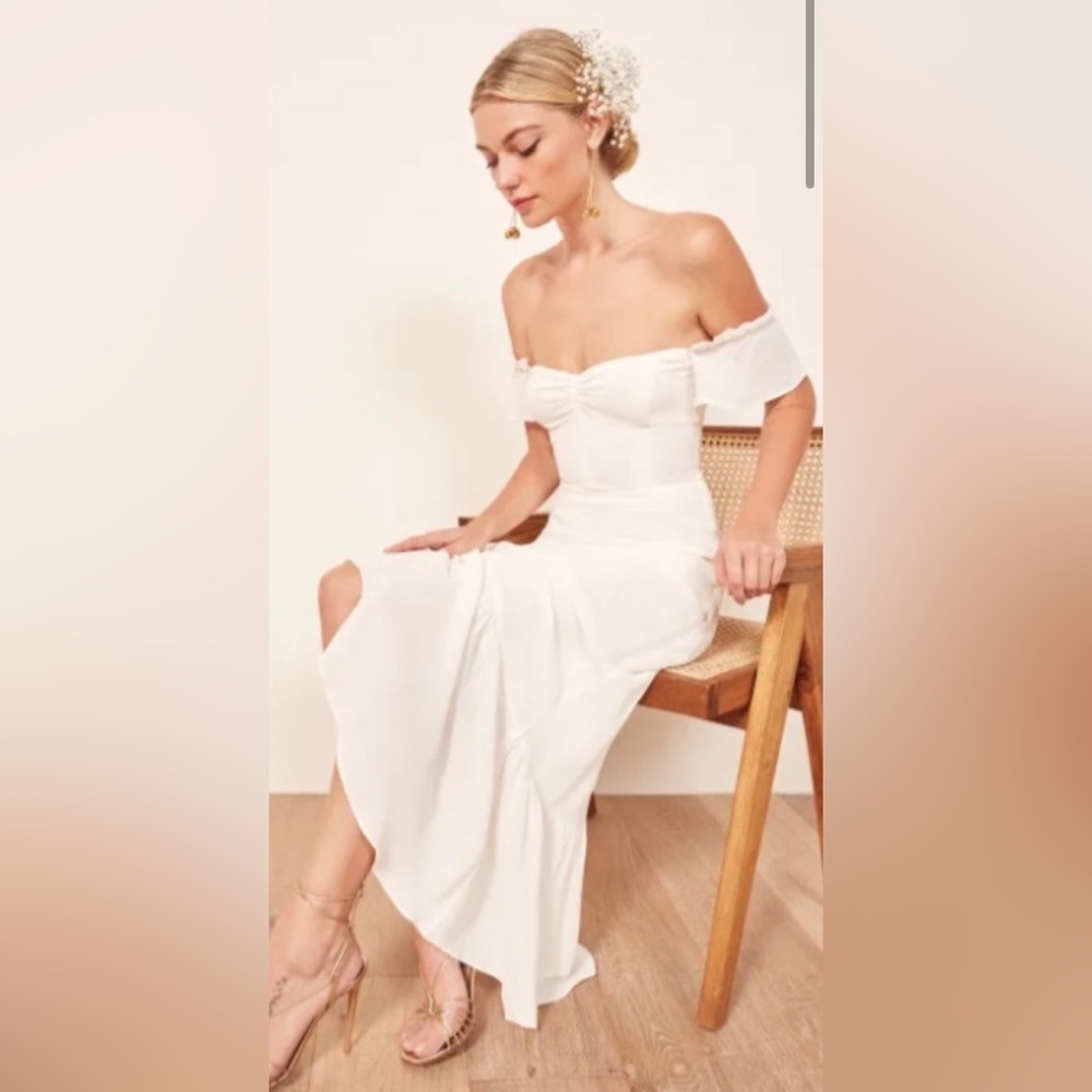 Reformation - Butterfly Dress - Ivory